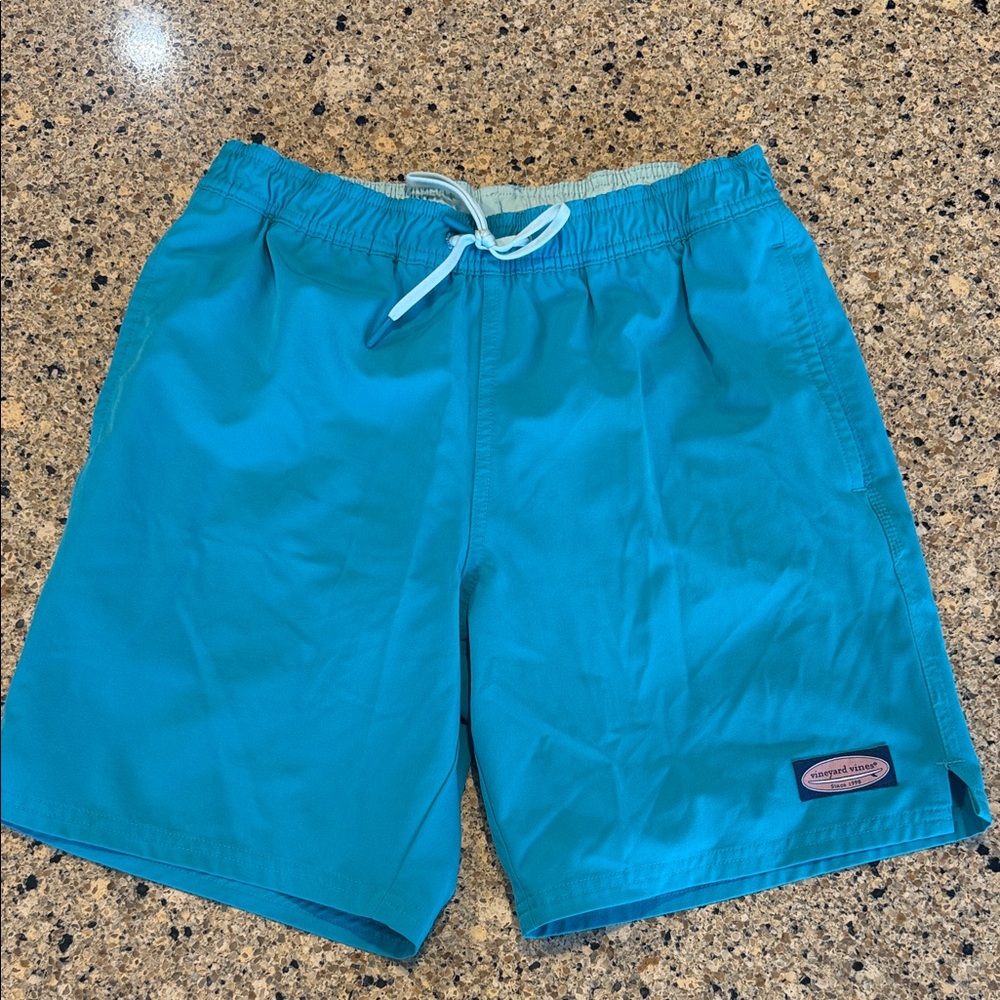 Vineyard Vines Teal Swim Shorts